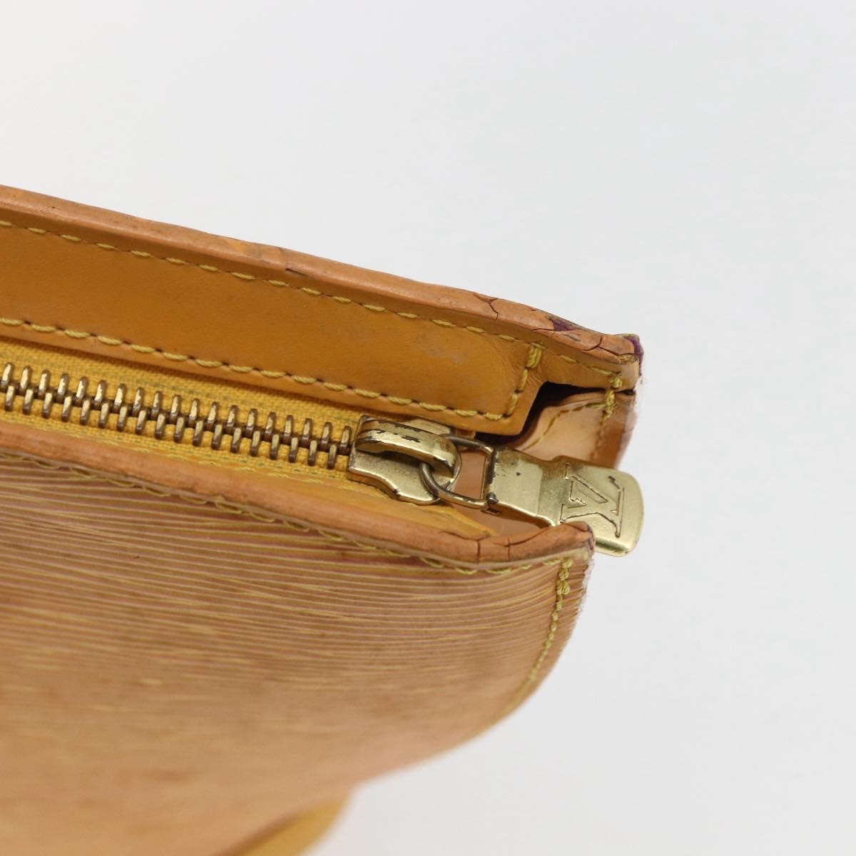 Louis Vuitton Saint Jacques Epi Leather Yellow Leather Handbag (Pre-Owned)