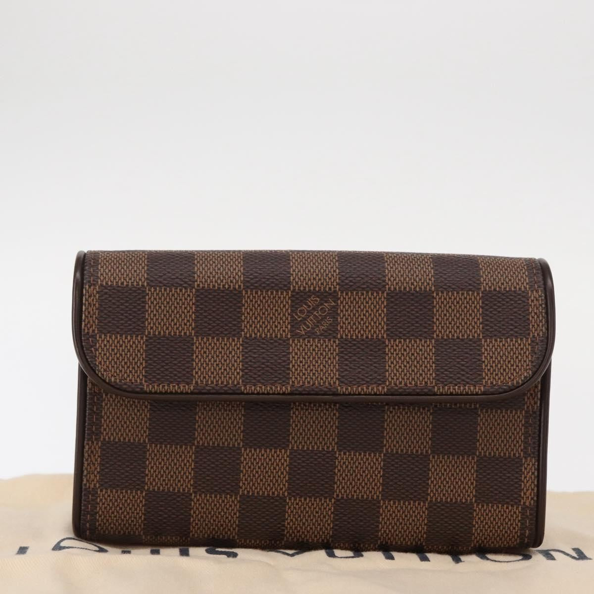 Louis Vuitton Florentine Waist Monogram Canvas Brown Canvas Clutche & Pouche Bag (Pre-Owned)