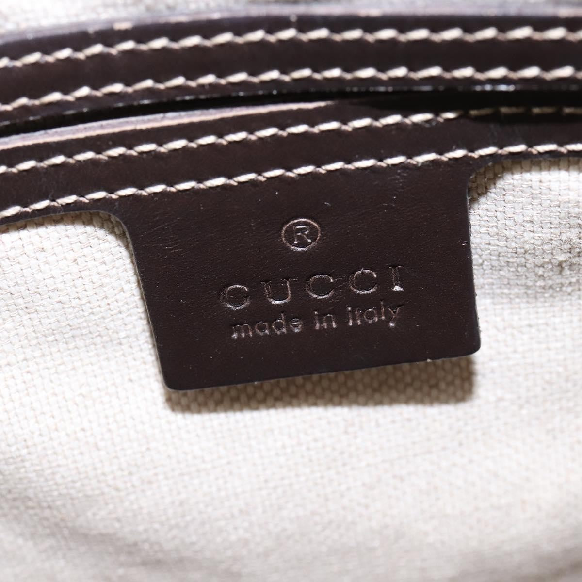 Gucci Front Zip Messenger Gg Coated Canvas Beige Canvas Crossbody Bag Bag (Pre-Owned)