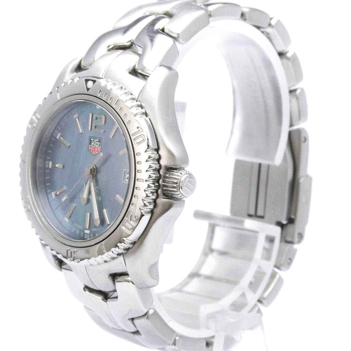 Tag Heuer Link 200M Quartz Stainless Steel With Mother Of Pearl Watch (Pre-Owned)