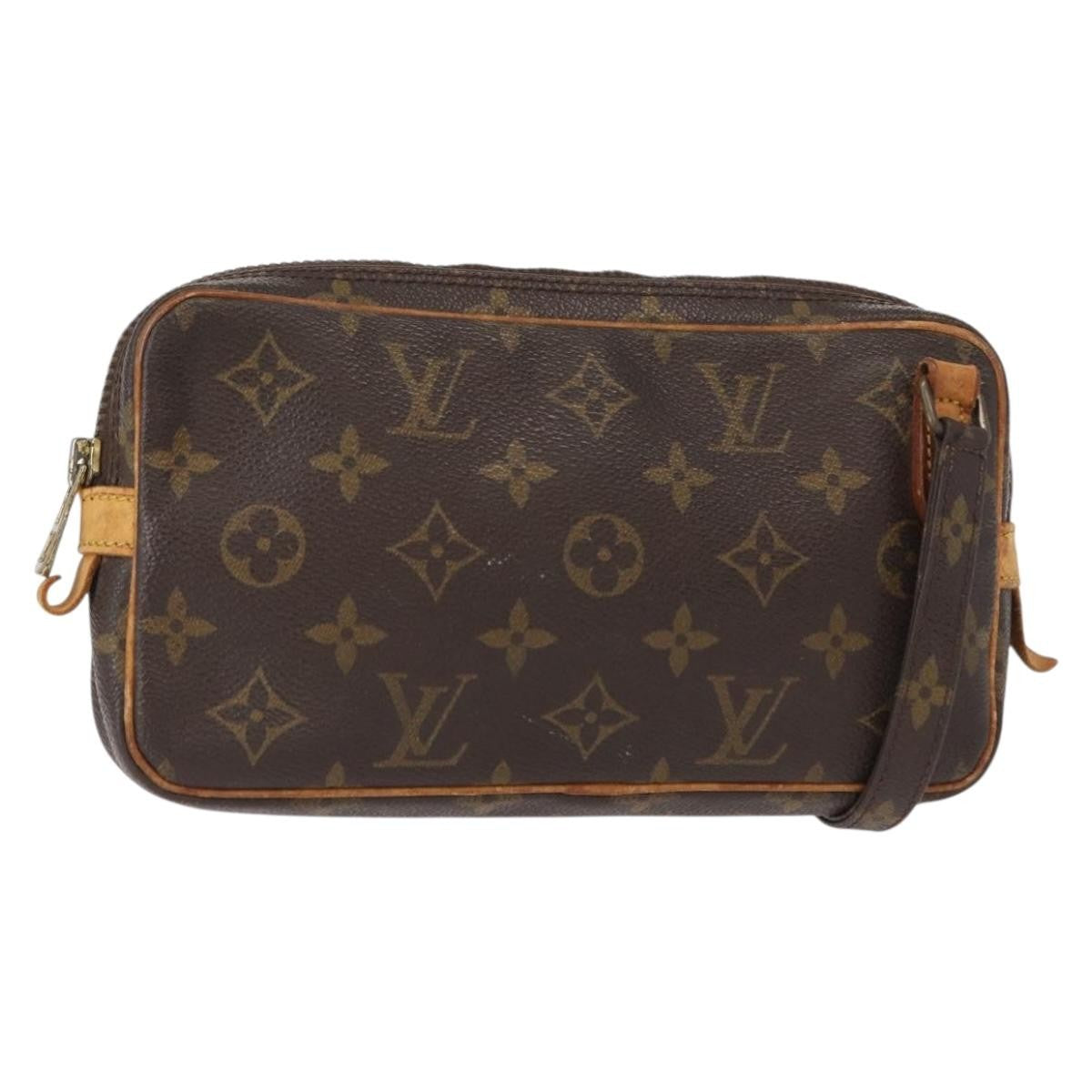 Louis Vuitton Pochette Marly Bandouliere Monogram Canvas Brown Canvas Clutche & Pouche Bag (Pre-Owned)