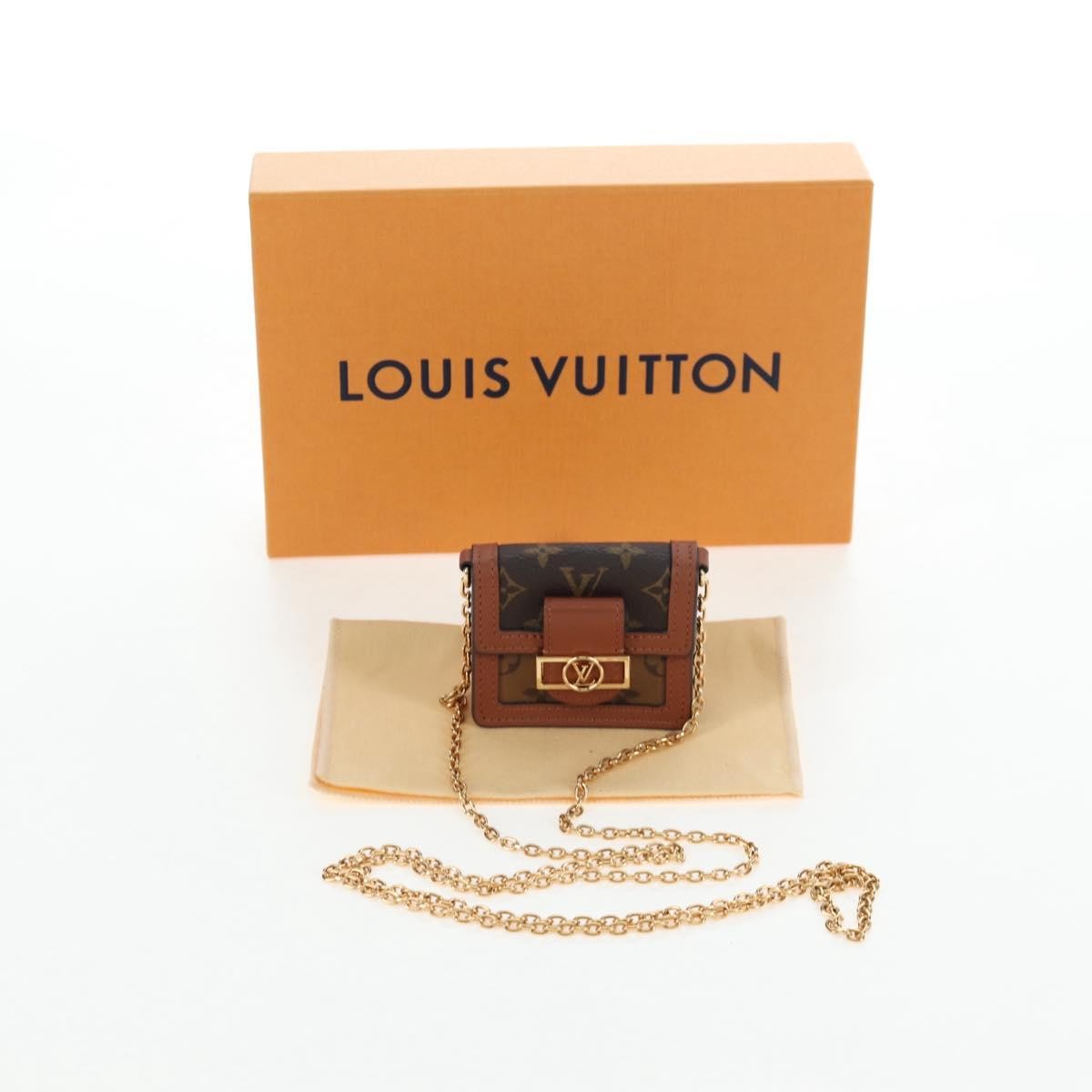 Louis Vuitton Dauphine Reverse Monogram Canvas Brown Canvas Shoulder Bag Bag (Pre-Owned)