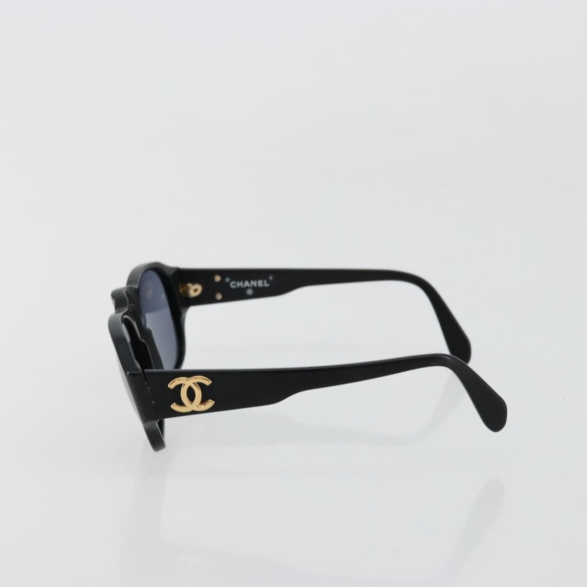 Chanel Logo Cc Plastic Black Plastic Sunglasse Accessory (Pre-Owned)