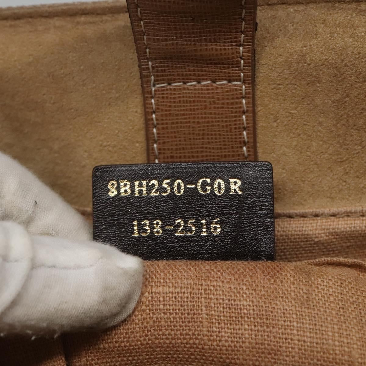 Fendi 2Jours Canvas Beige Canvas Tote Bag Bag (Pre-Owned)