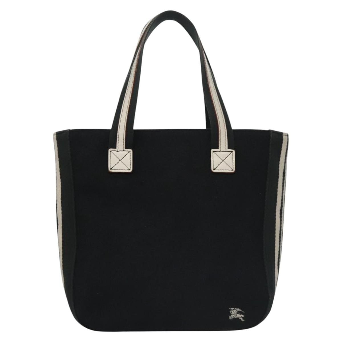 Burberry Blue Label Canvas Black Canvas Tote Bag Bag (Pre-Owned)