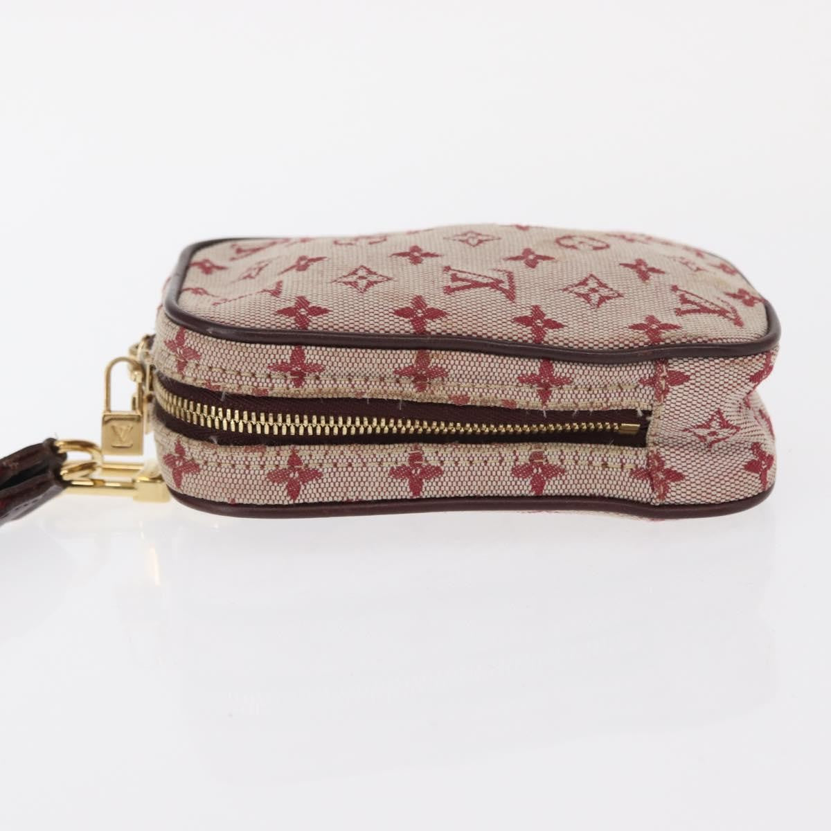 Louis Vuitton Camera Mini Lin Red Canvas Clutche & Pouche Bag (Pre-Owned)