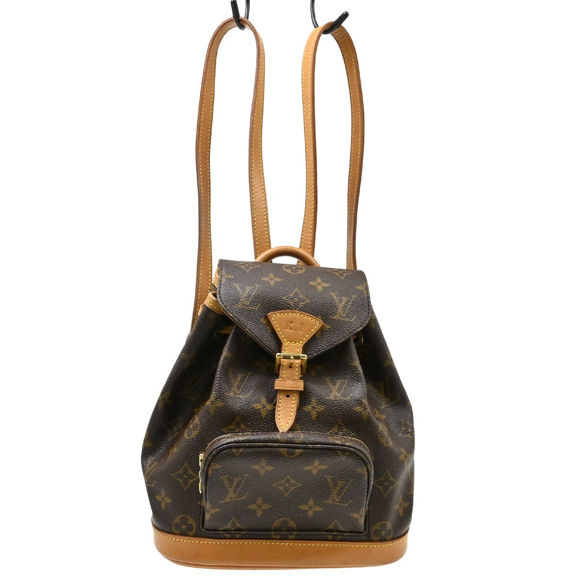 Louis Vuitton Vintage Montsouris Monogram Canvas Brown Canvas Backpack Bag (Pre-Owned)