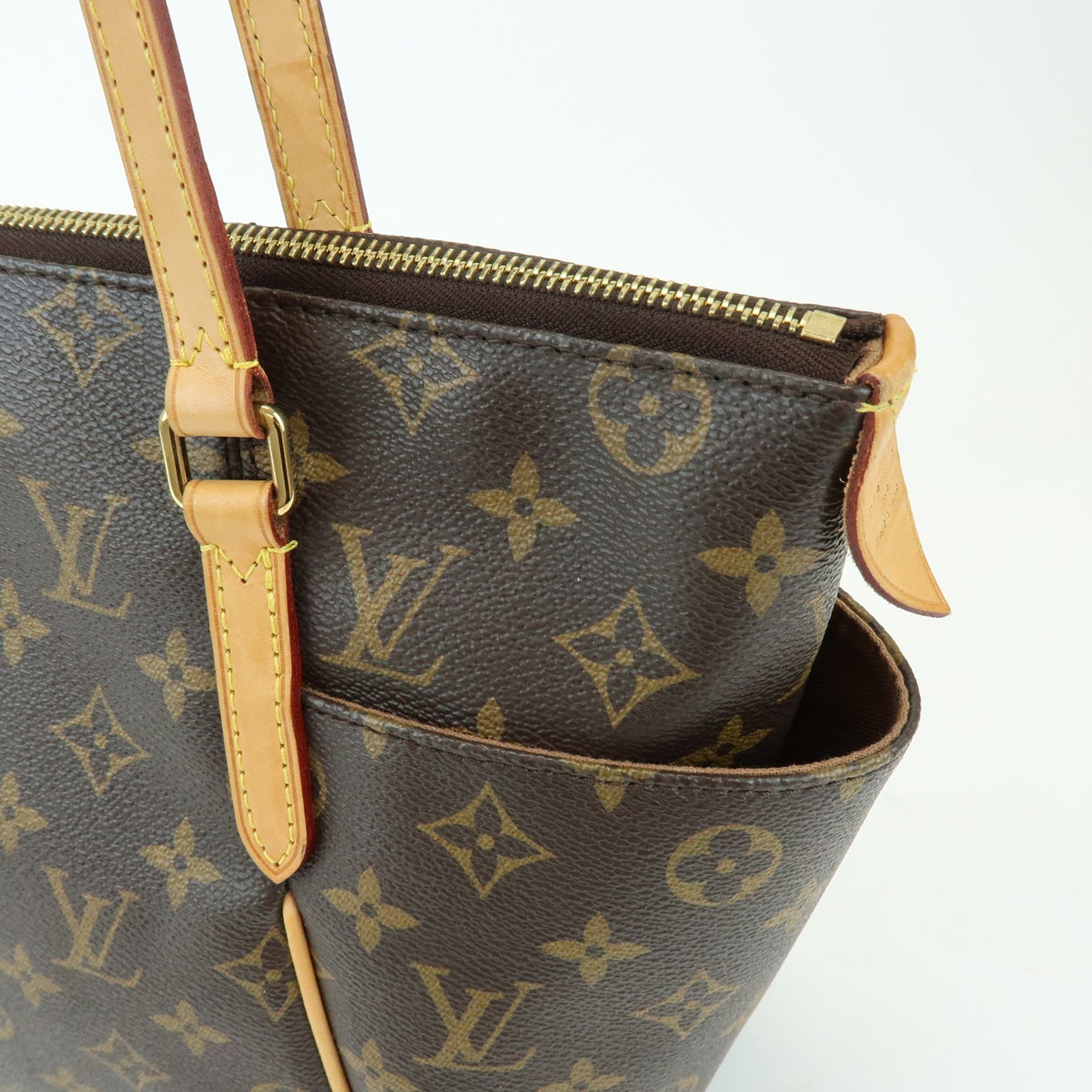 Louis Vuitton Totally Monogram Canvas Brown Canvas Tote Bag Bag (Pre-Owned)