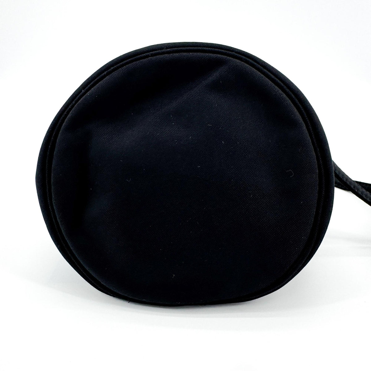 Balenciaga Wheel Drawstring Bucket Nylon Black Canvas Handbag (Pre-Owned)