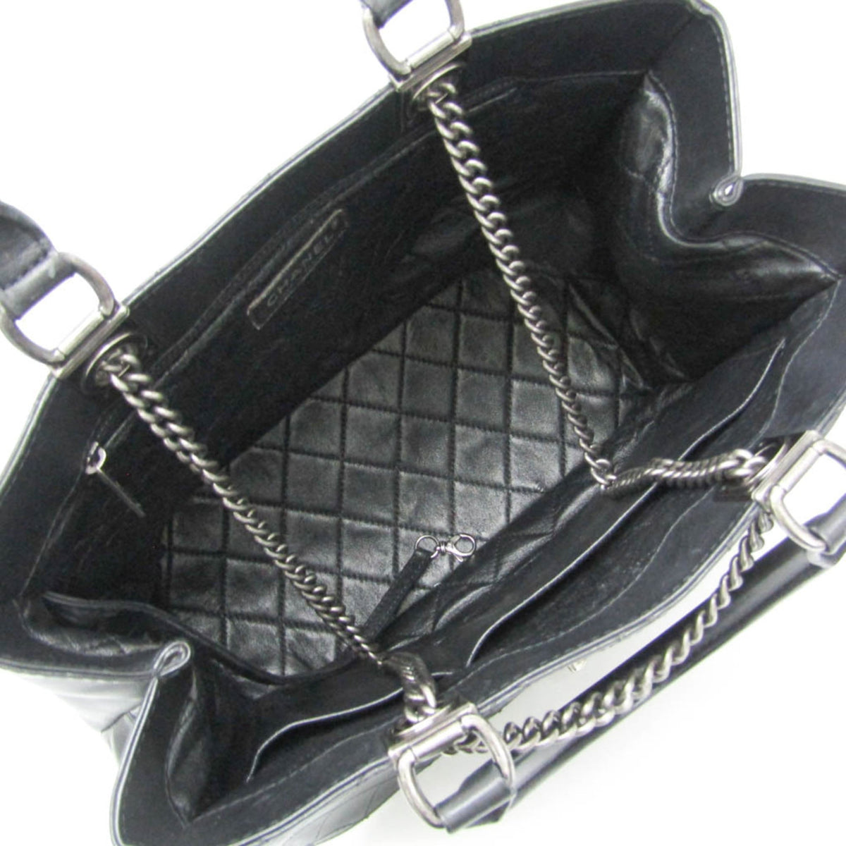 Chanel Urban Luxury Quilted Calfskin Black Leather Backpack Bag (Pre-Owned)