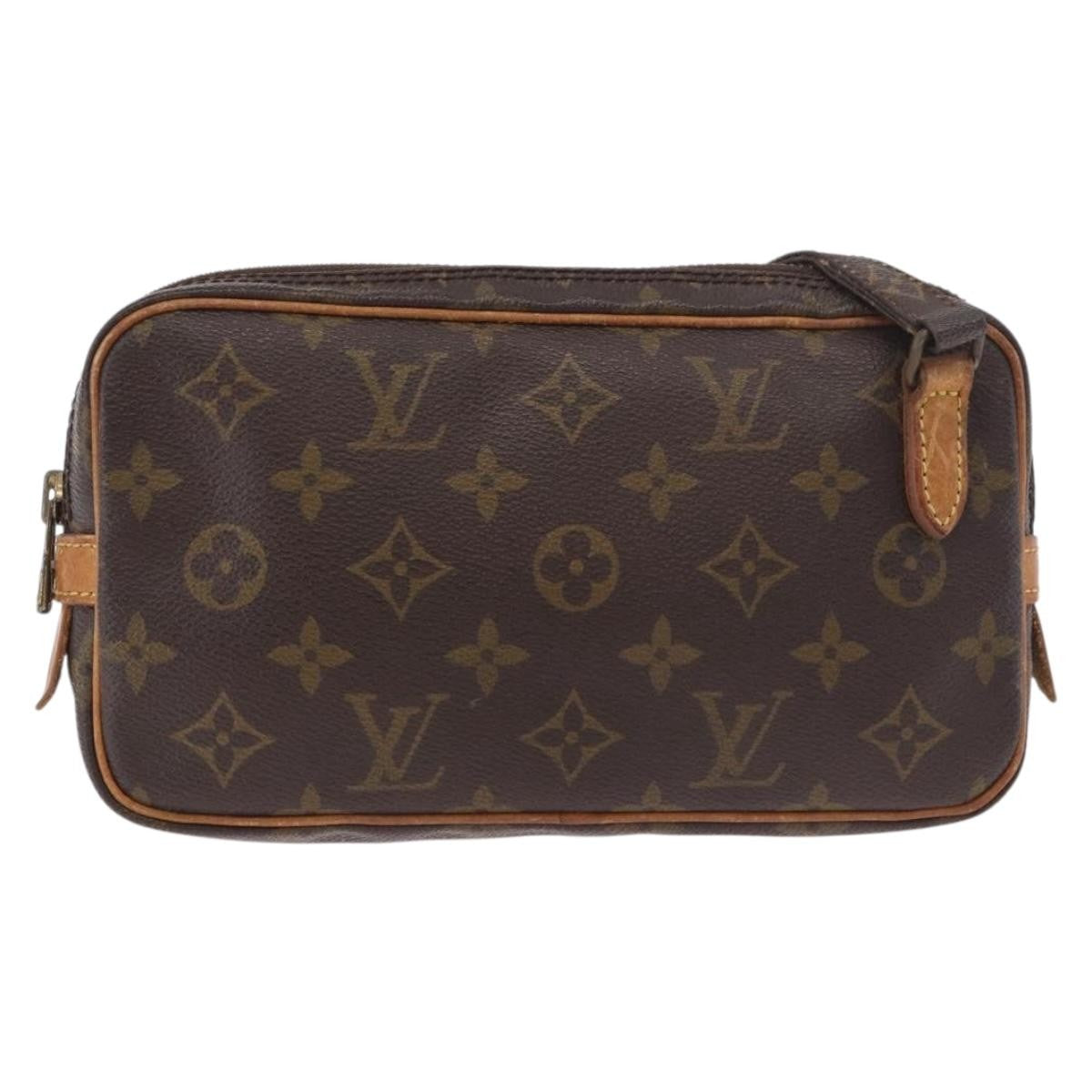 Louis Vuitton Pochette Marly Bandouliere Monogram Canvas Brown Canvas Shoulder Bag Bag (Pre-Owned)