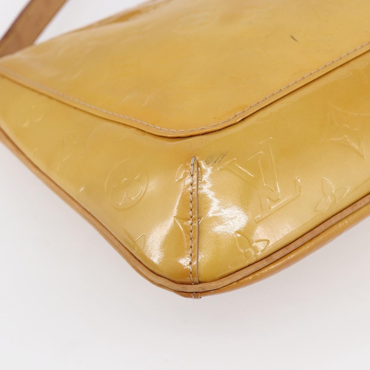 Louis Vuitton Thompson Street Monogram Vernis Beige Patent_Leather Shoulder Bag Bag (Pre-Owned)
