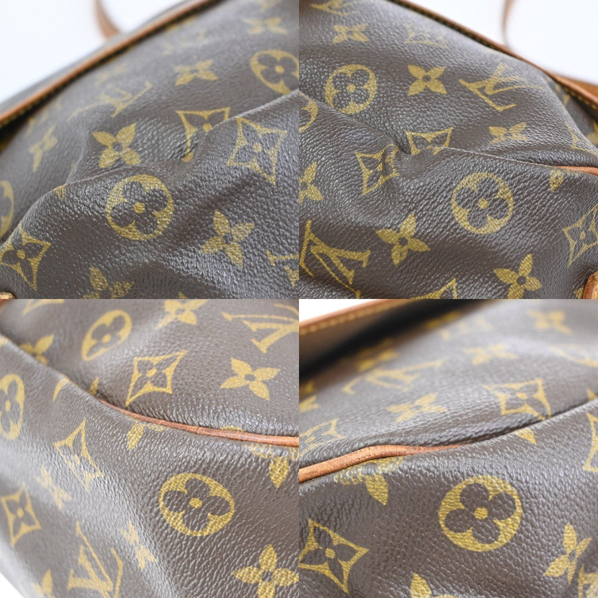 Louis Vuitton Saumur Monogram Brown Canvas Shoulder Bag Bag (Pre-Owned)