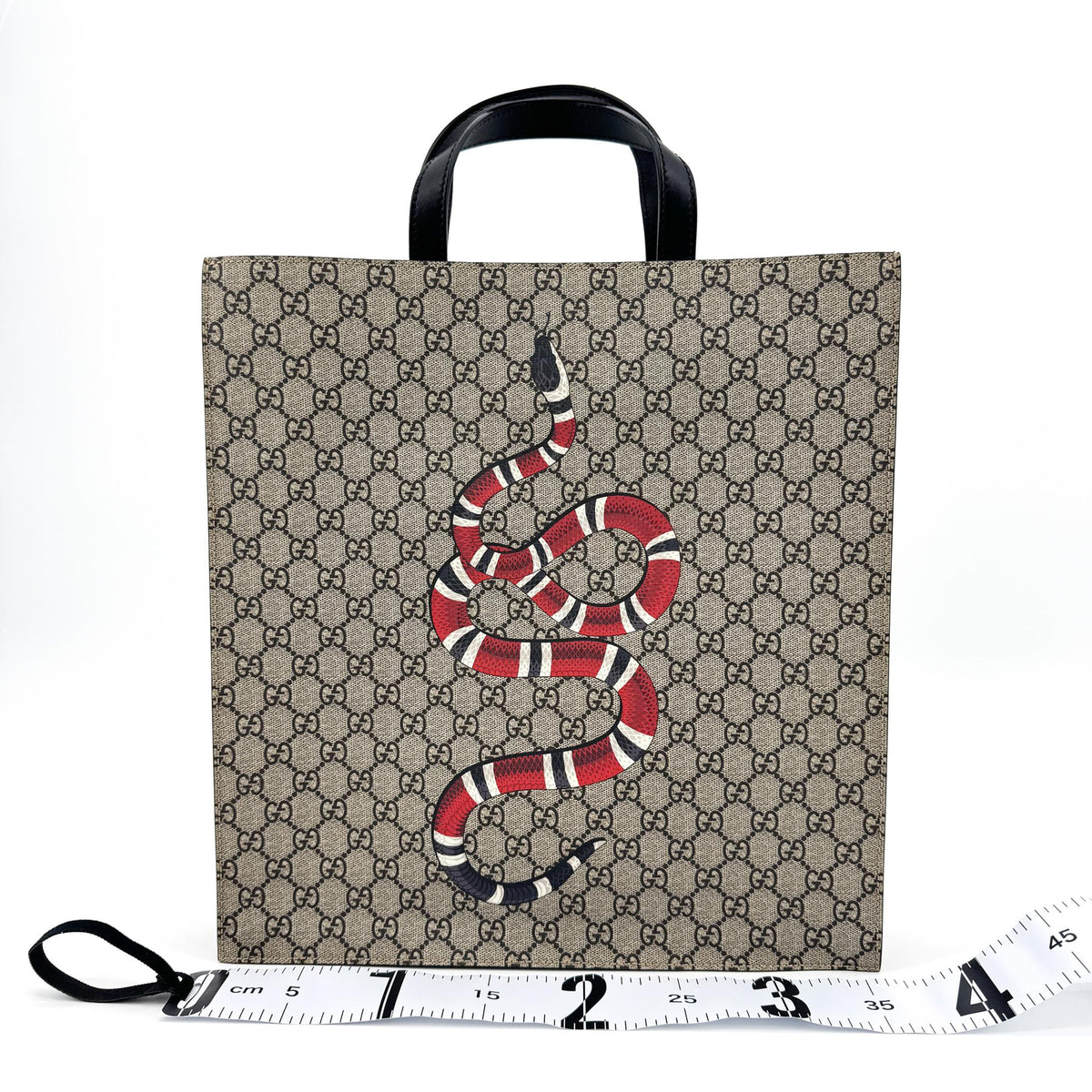 Gucci Convertible Soft Open Printed Gg Coated Canvas Beige Canvas Tote Bag Bag (Pre-Owned)