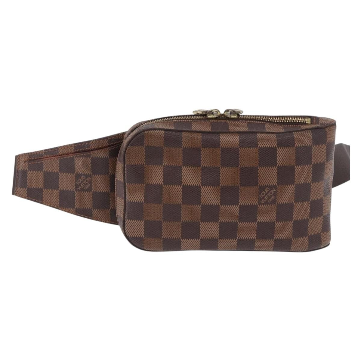 Louis Vuitton Geronimos Damier Brown Canvas Clutche & Pouche Bag (Pre-Owned)