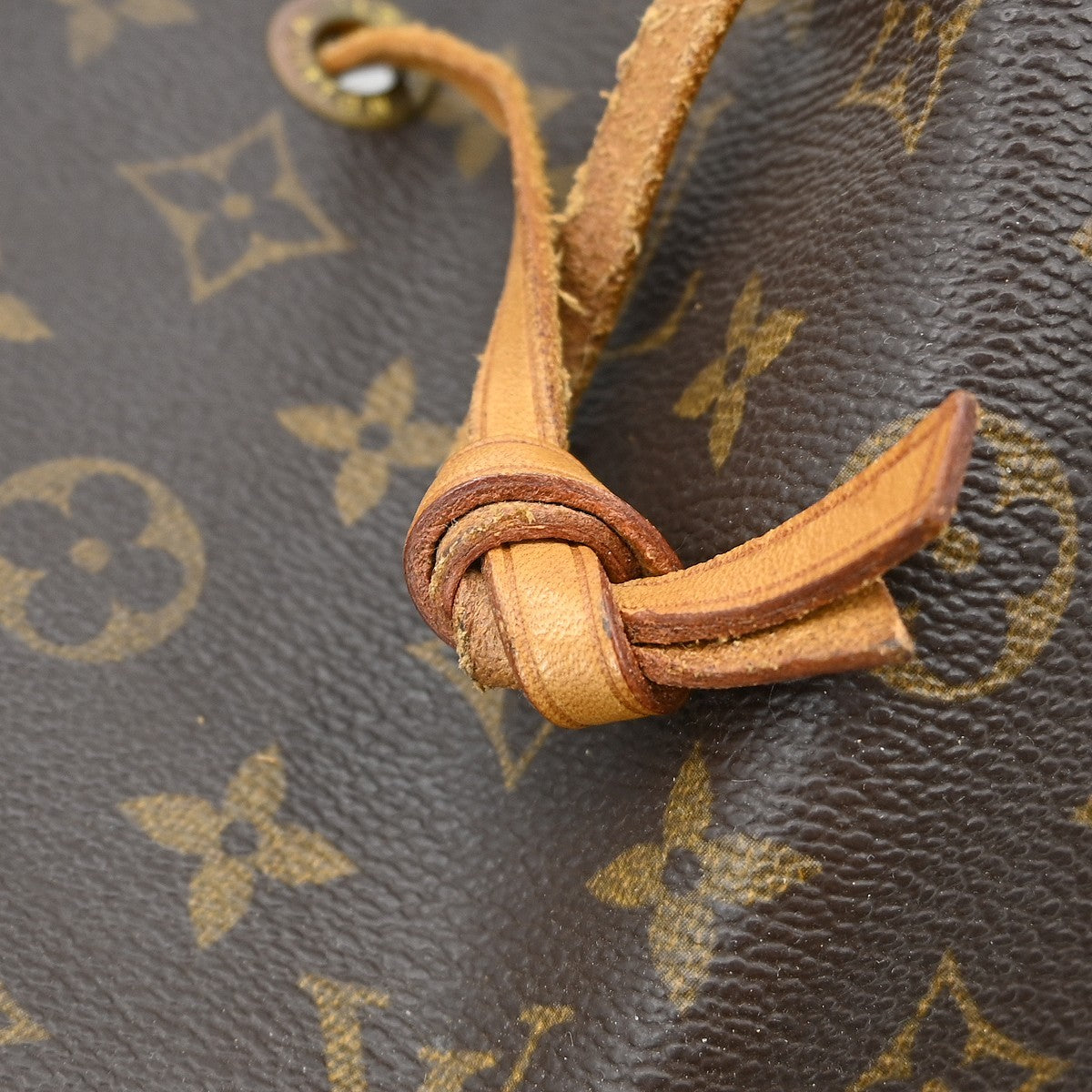 Louis Vuitton Vintage Montsouris Monogram Canvas Brown Canvas Backpack Bag (Pre-Owned)