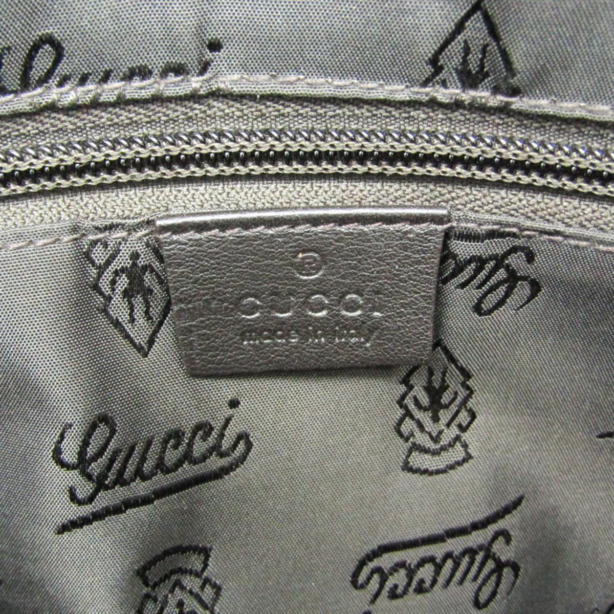 Gucci Gucci Marmont Black Leather Brown Leather Briefcase Bag (Pre-Owned)