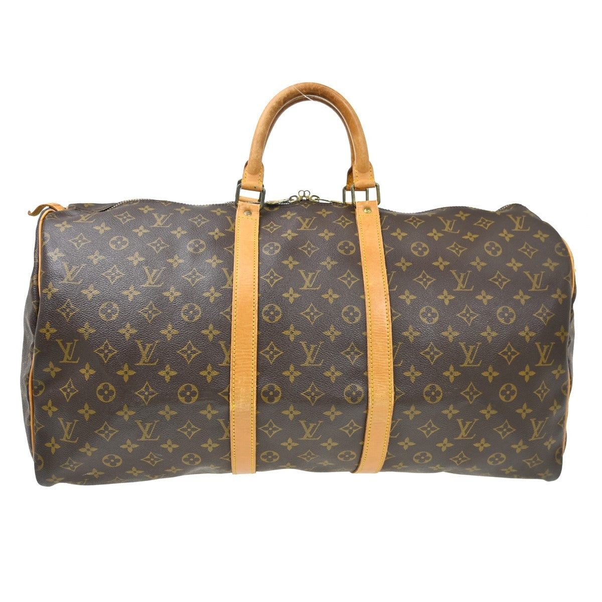 Louis Vuitton Keepall Monogram Canvas Brown Canvas Travel Bag Bag (Pre-Owned)