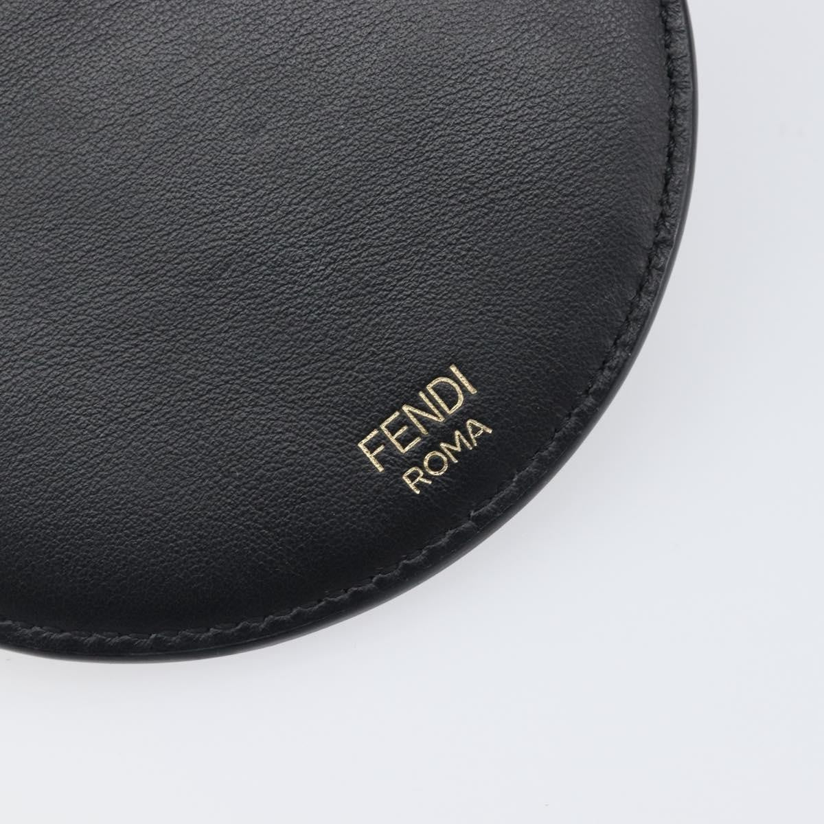 Fendi O'lock Camera Leather Black Leather Shoulder Bag Bag (Pre-Owned)
