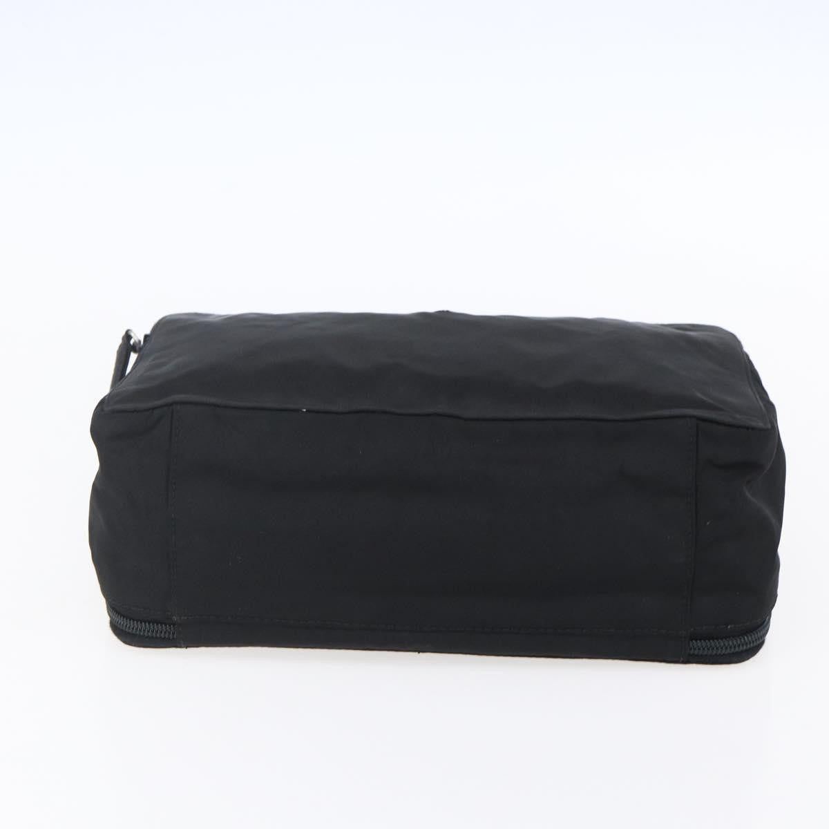 Prada Vintage Tessuto Black Nylon Handbag (Pre-Owned)