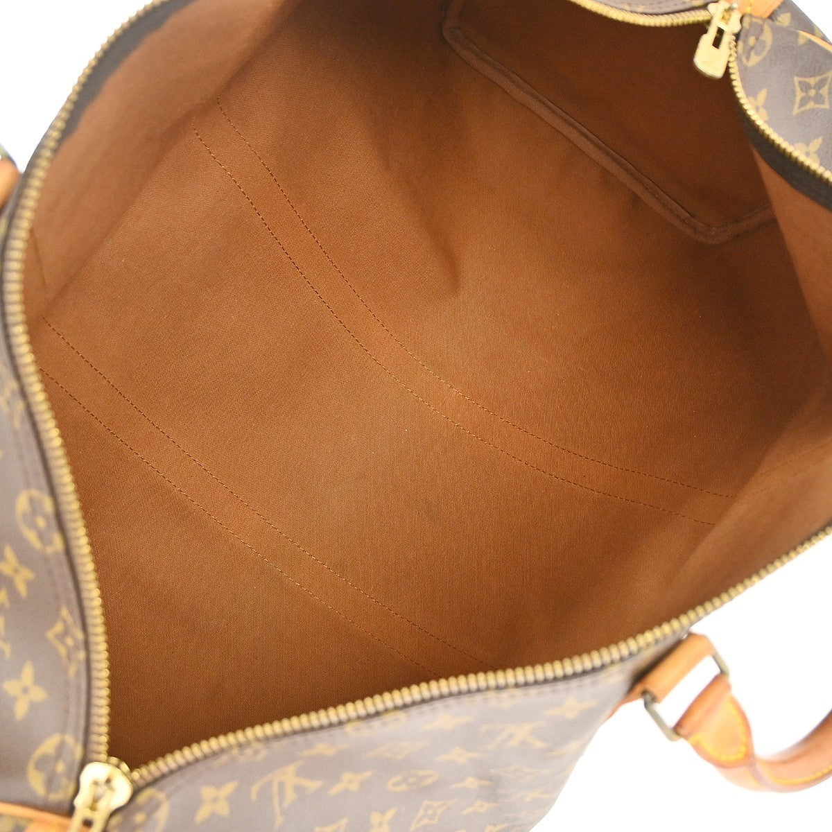 Louis Vuitton Keepall Monogram Canvas Brown Canvas Travel Bag Bag (Pre-Owned)