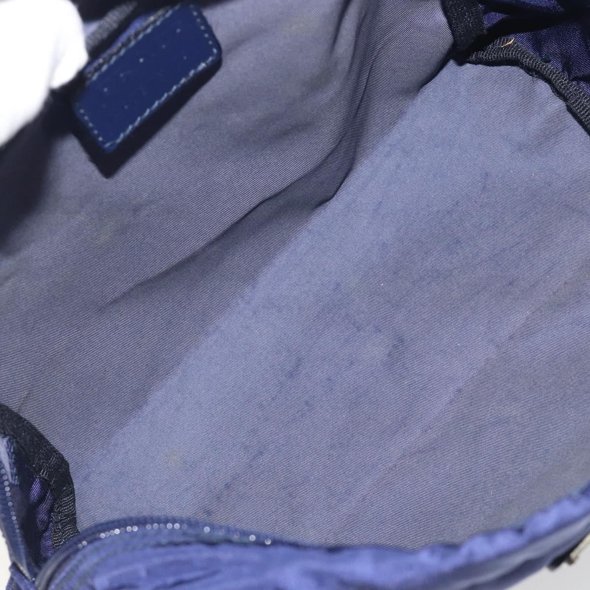 Prada Pouch Nylon Navy Nylon Clutche & Pouche Bag (Pre-Owned)
