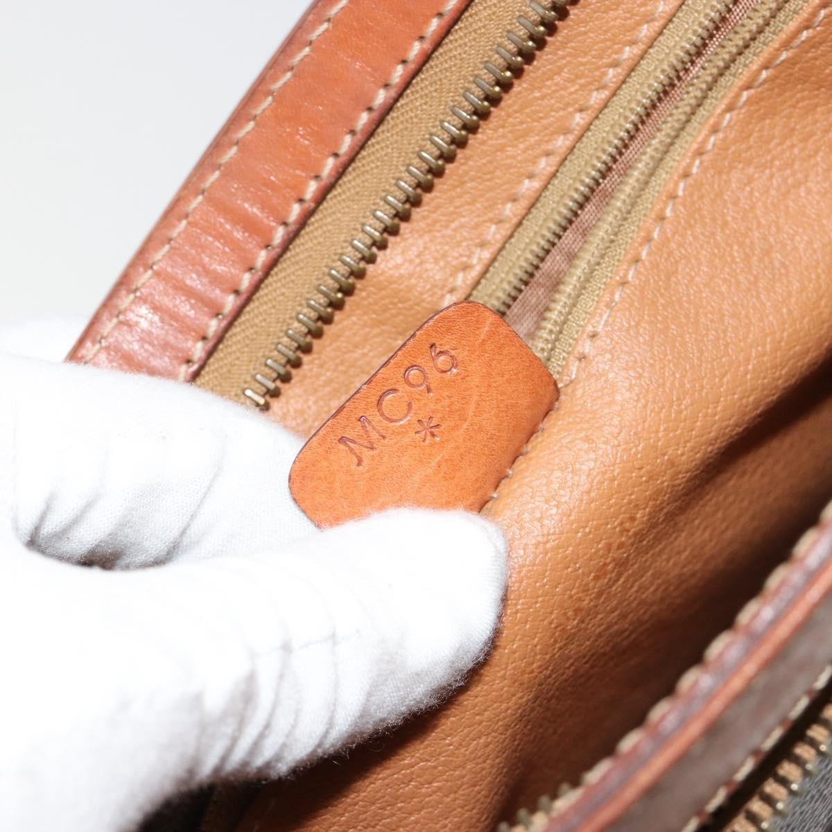 Celine Logo Triomphe Canvas And Leather Brown Canvas Clutche & Pouche Bag (Pre-Owned)
