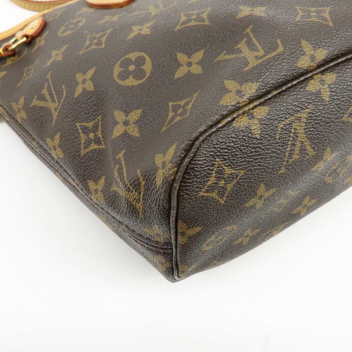 Louis Vuitton Neverfull Monogram Canvas Brown Canvas Tote Bag Bag (Pre-Owned)