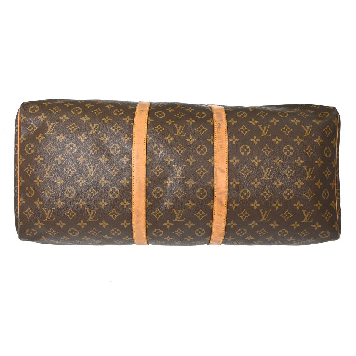 Louis Vuitton Keepall Monogram Canvas Brown Canvas Travel Bag Bag (Pre-Owned)