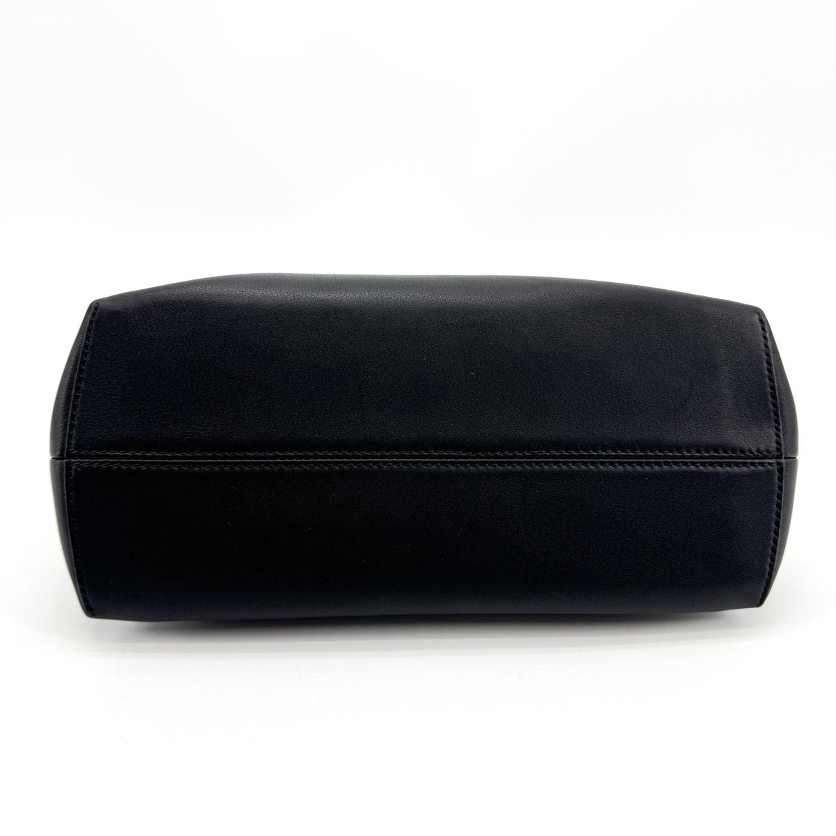 Fendi By The Way Satchel Leather Black Leather Handbag (Pre-Owned)