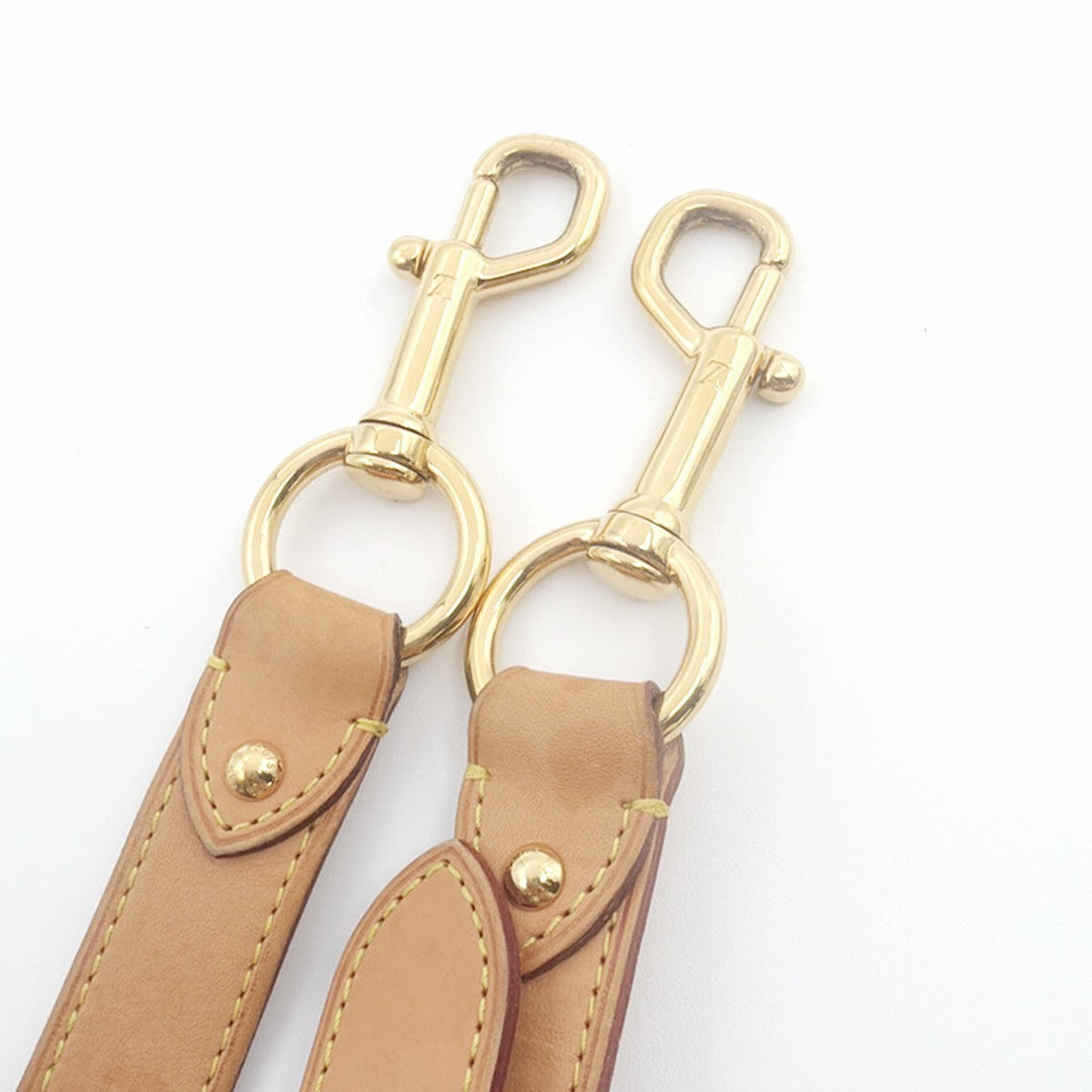 Louis Vuitton Shoulder Strap Leather Brown Leather Straps Accessory (Pre-Owned)