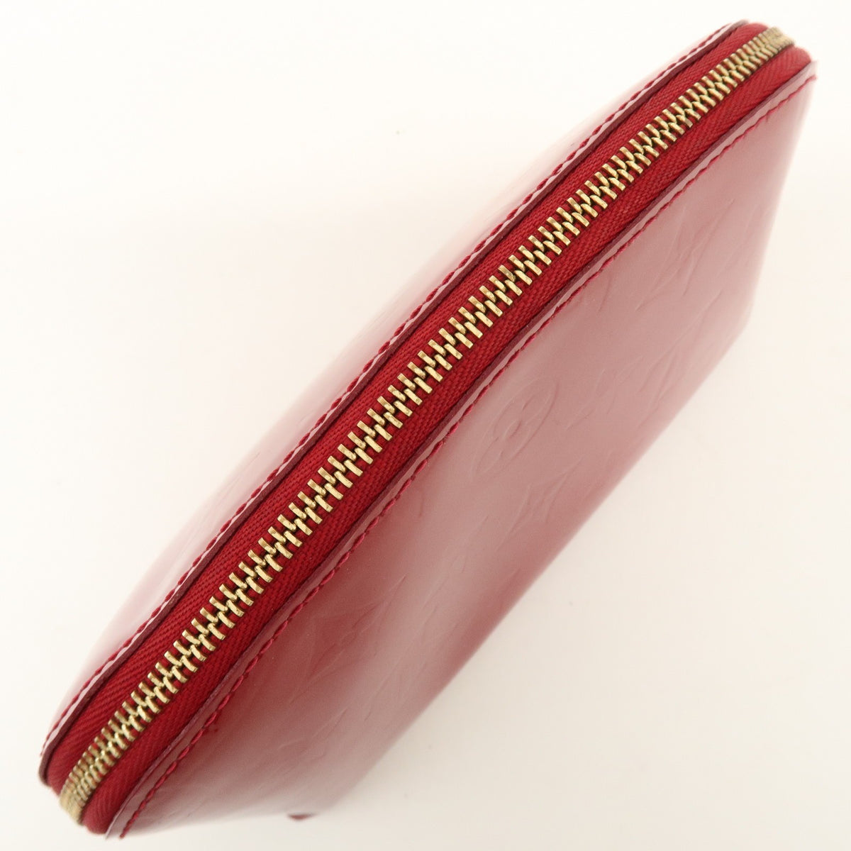 Louis Vuitton Cosmetic Monogram Vernis Red Patent_Leather Toiletry Case Accessory (Pre-Owned)