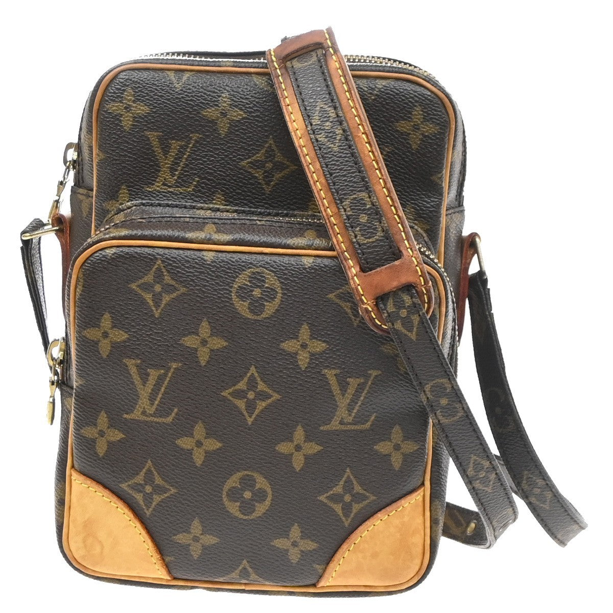 Louis Vuitton Amazone Monogram Canvas Brown Canvas Shoulder Bag Bag (Pre-Owned)