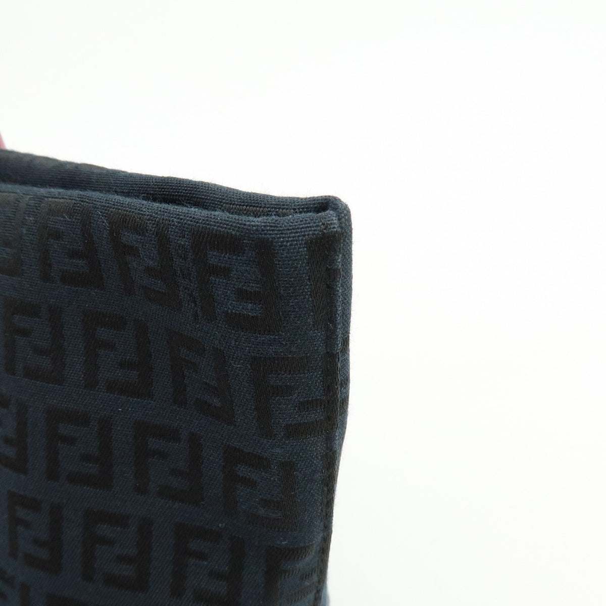 Fendi Superstar Zucchino Canvas Black Canvas Tote Bag Bag (Pre-Owned)