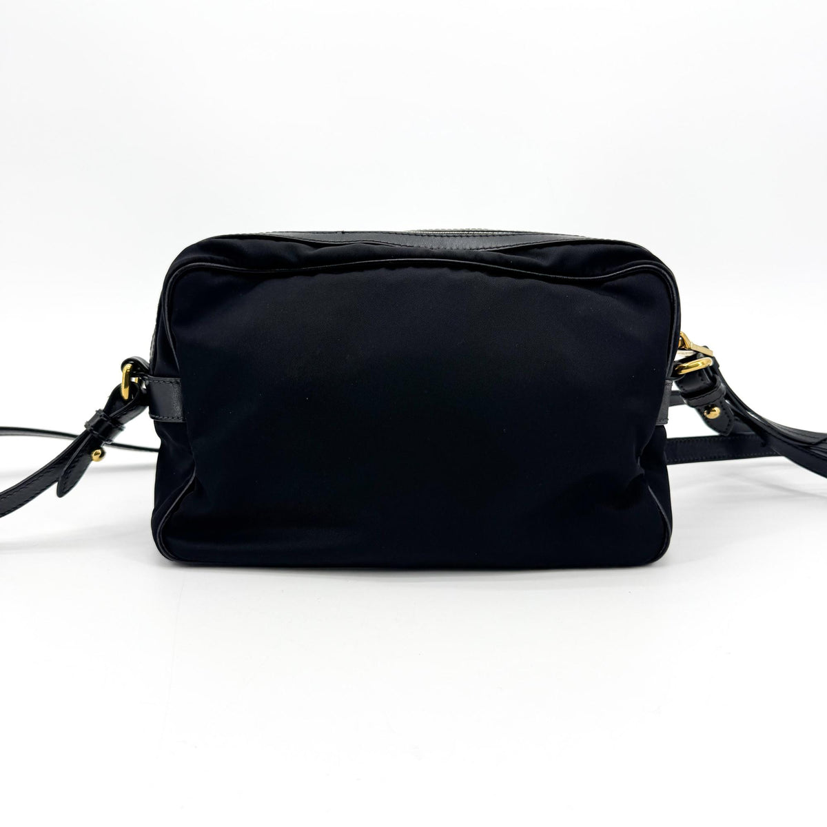 Prada Camera Tessuto Black Nylon Crossbody Bag Bag (Pre-Owned)