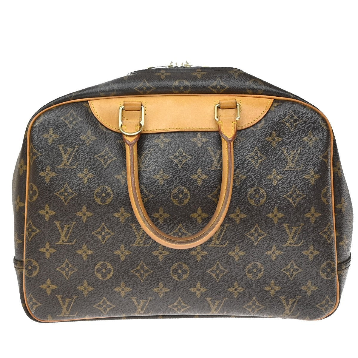 Louis Vuitton Trouville Monogram Canvas Brown Canvas Handbag (Pre-Owned)