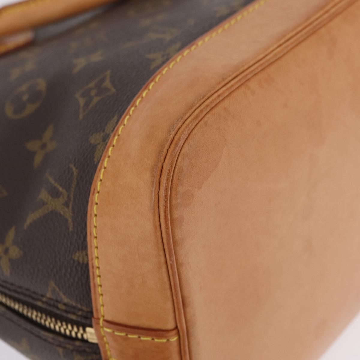 Louis Vuitton Alma Monogram Canvas Brown Canvas Handbag (Pre-Owned)