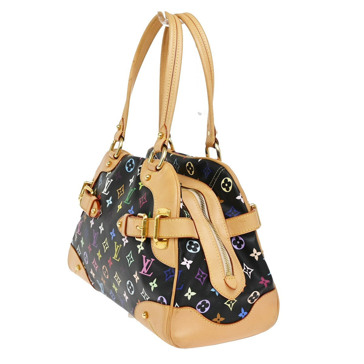 Louis Vuitton Claudia Monogram Multicolor Multicolour Canvas Handbag (Pre-Owned)