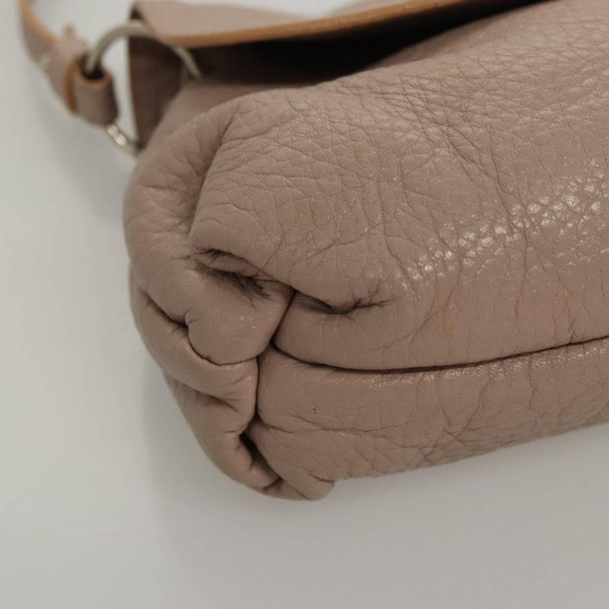 Chloe Lily Leather Pink Leather Handbag (Pre-Owned)