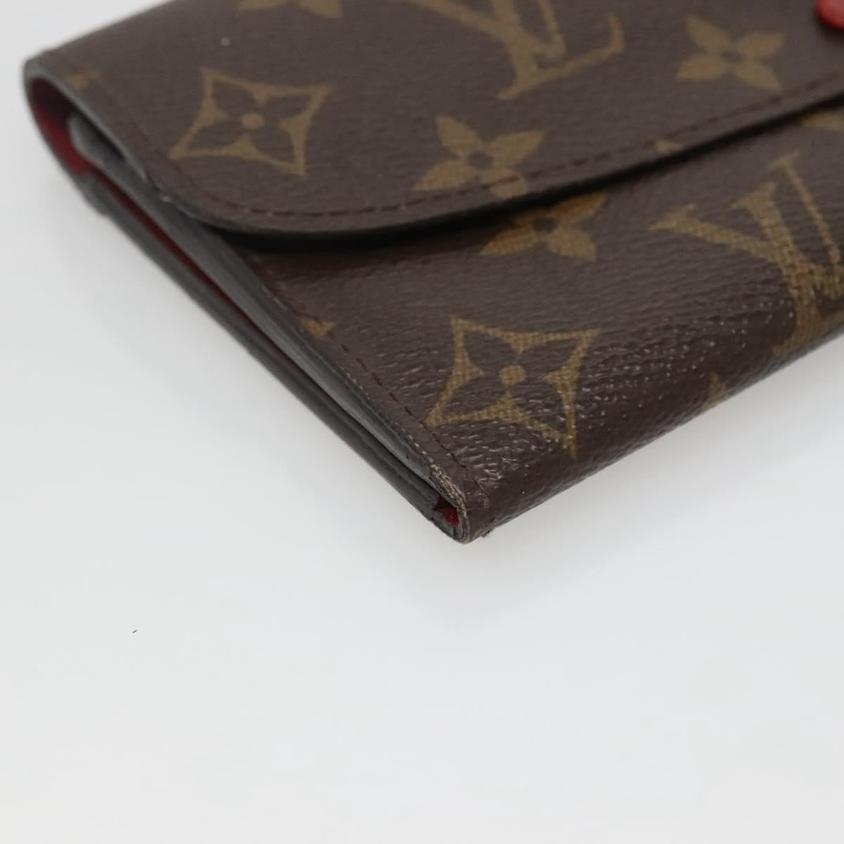 Louis Vuitton Emilie Monogram Canvas Red Canvas Wallets Accessory (Pre-Owned)