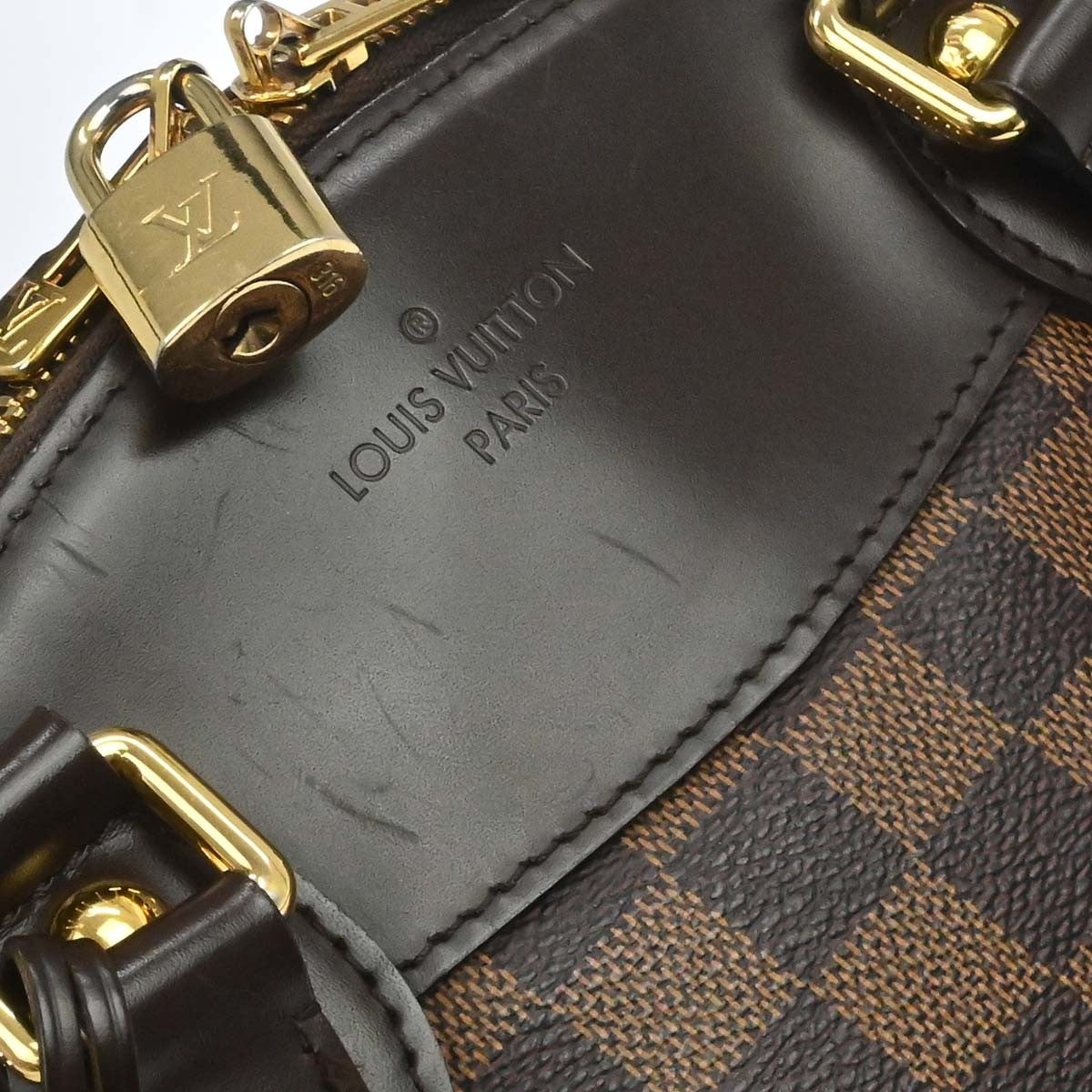 Louis Vuitton Verona Damier Brown Canvas Handbag (Pre-Owned)