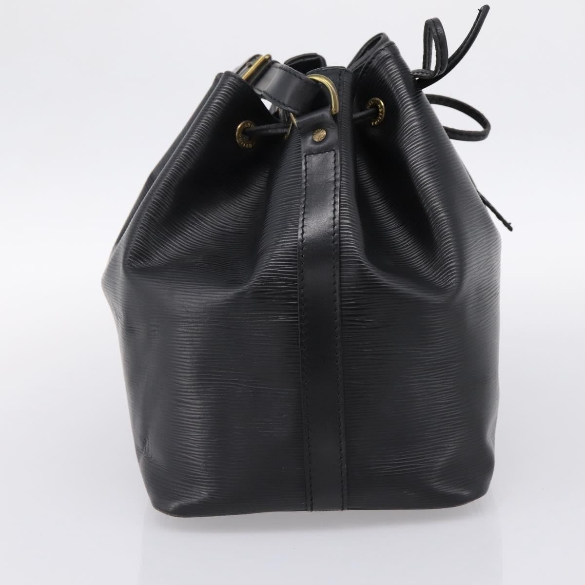 Louis Vuitton Petit Noe Epi Leather Black Leather Shoulder Bag Bag (Pre-Owned)