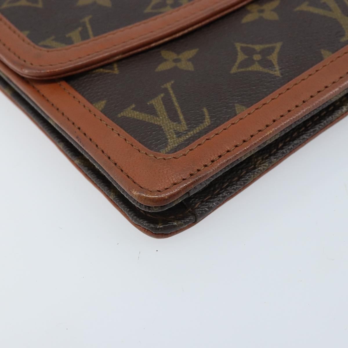 Louis Vuitton Dame Pochette Monogram Canvas Brown Canvas Clutche & Pouche Bag (Pre-Owned)