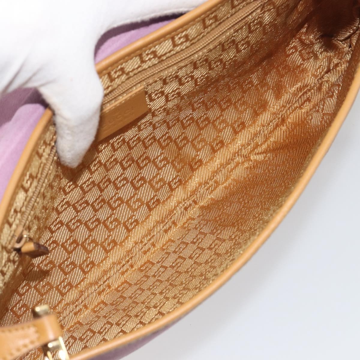 Gucci Tiger Charm Suede Multicolour Suede Shoulder Bag Bag (Pre-Owned)