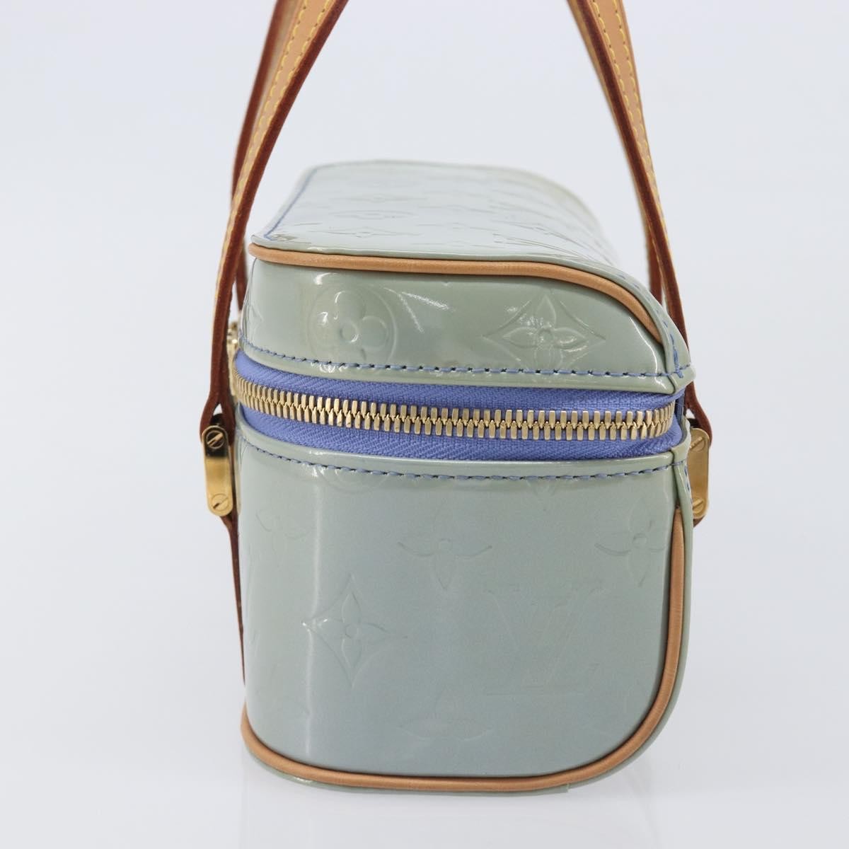 Louis Vuitton Sullivan Horizontal Monogram Vernis Purple Patent_Leather Handbag (Pre-Owned)