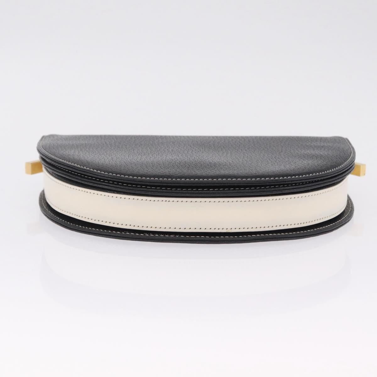 Fendi Shoulder Leather Black Leather Shoulder Bag Bag (Pre-Owned)