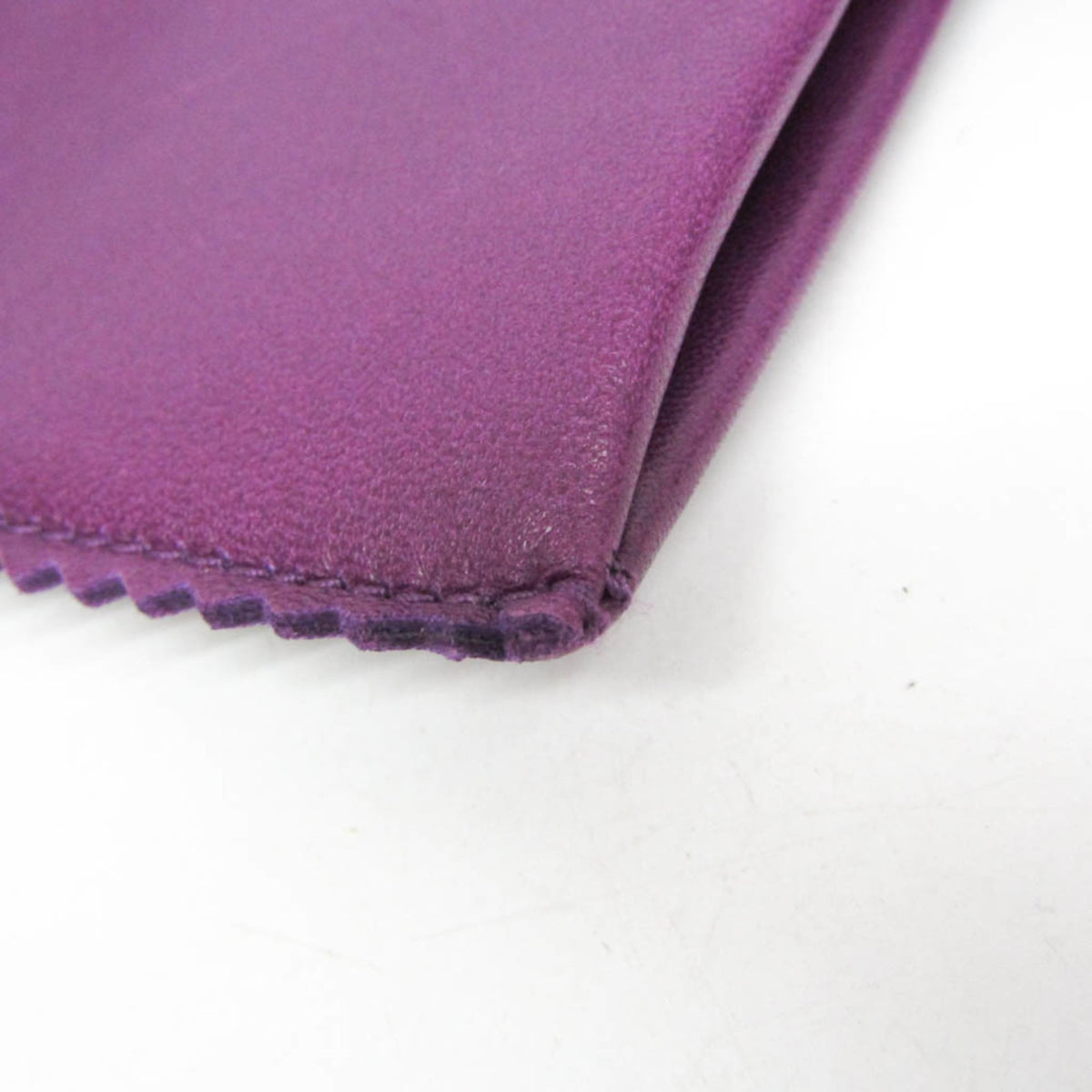 Loewe Anagram Leather Purple Leather Tote Bag Bag (Pre-Owned)