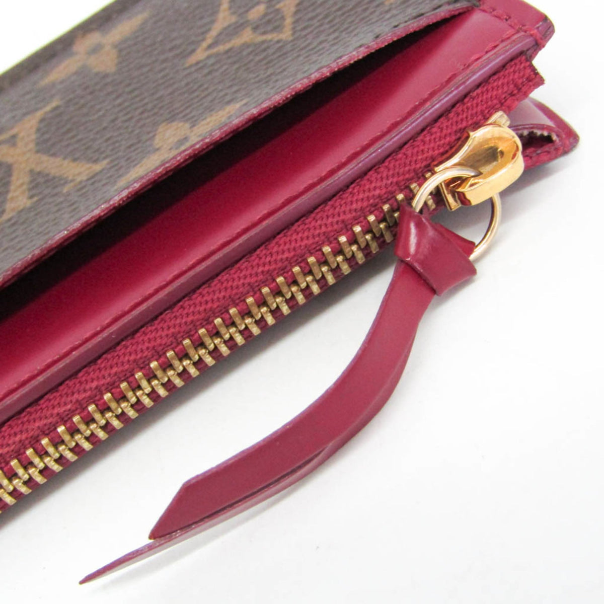 Louis Vuitton Zipped Card Holder Nm Monogram Canvas Brown Canvas Card Holders Accessory (Pre-Owned)