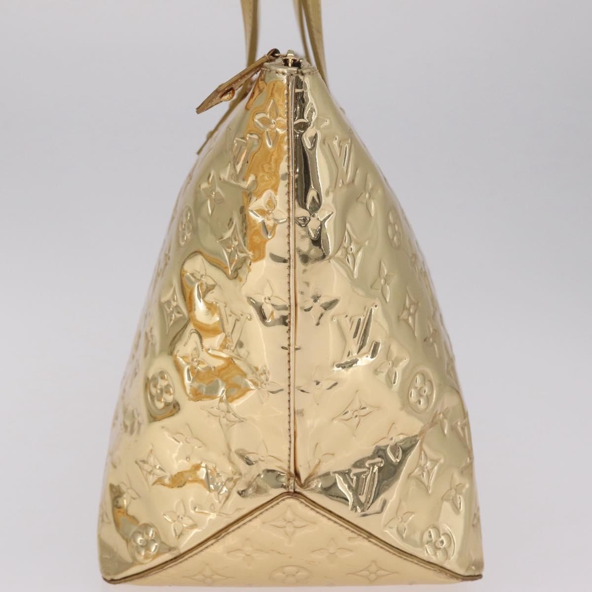 Louis Vuitton Bellevue Monogram Vernis Gold Canvas Tote Bag Bag (Pre-Owned)