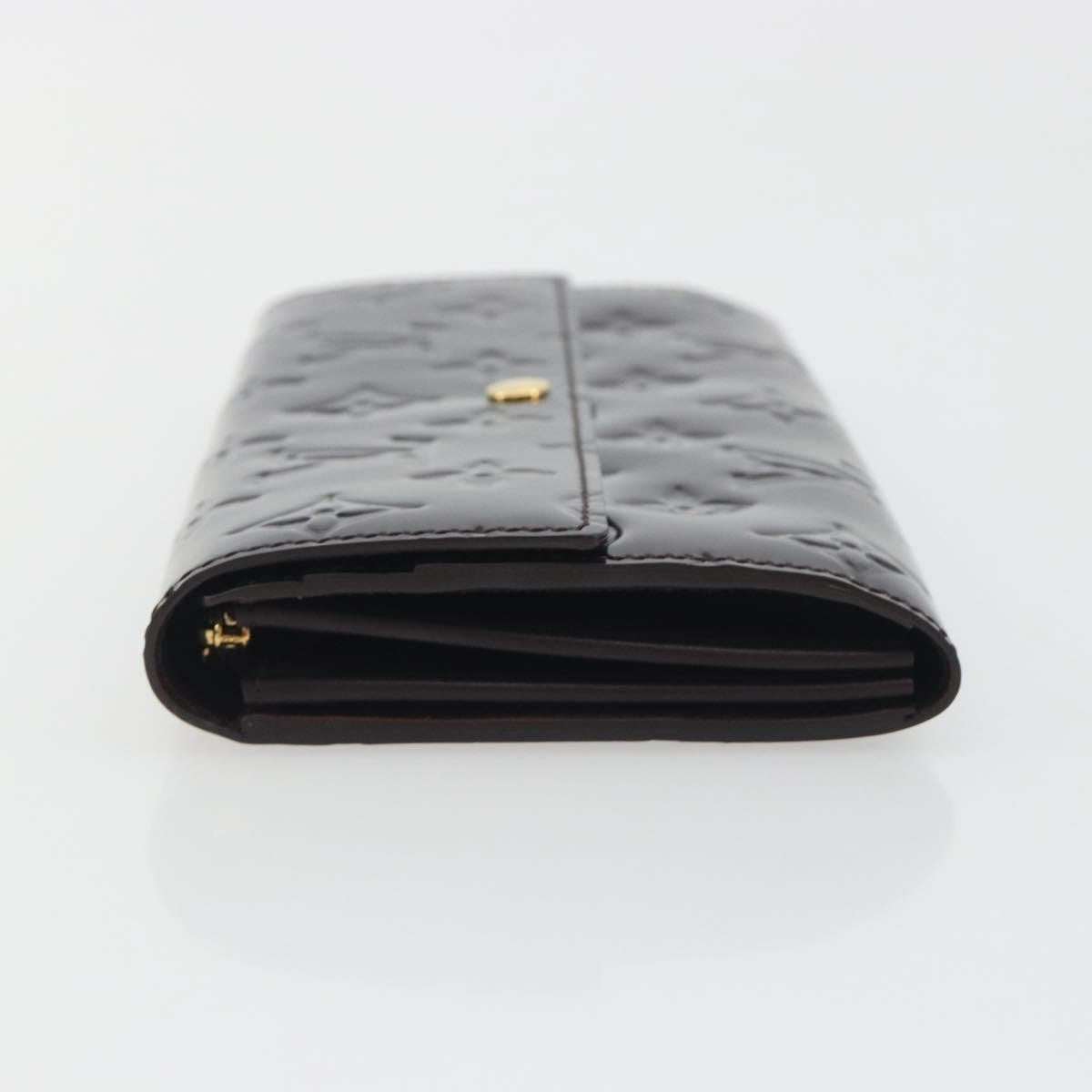 Louis Vuitton Sarah Monogram Vernis Burgundy Patent_Leather Clutche & Pouche Bag (Pre-Owned)